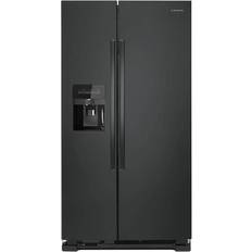 Black fridge freezer with water dispenser Amana ASI2175GR Ft. Pad Black