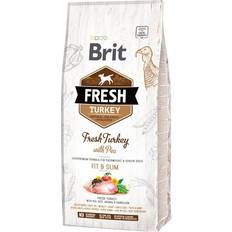 Brit Hundefutter Haustiere Brit Fresh Turkey with Pea Adult Fit & Slim 12kg