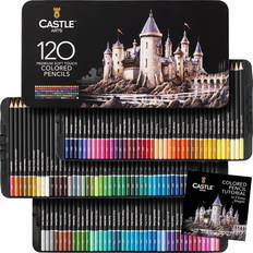 Art supplies Castle Art Supplies 120 Colored Pencils Set