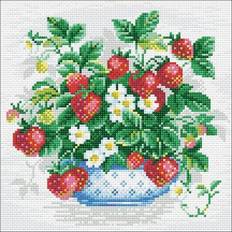 Riolis diamond mosaic kit basket of strawberries, diy