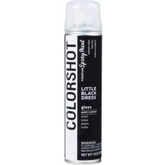 Black gloss paint Duncan ColorShot Aerosol Spray Paint 10oz Little Dress-Black-Gloss