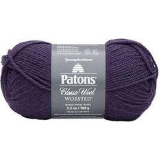 Patons Classic Wool Yarn, Purple Night