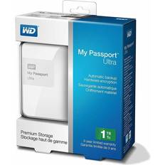 Wd my passport ultra Western Digital Wd 1tb my passport ultra hdd wdbgpu0010bwt-nesn usb3.0 portable white