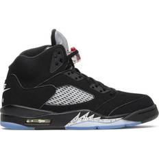 Fast Lacing System - Men Shoes Nike Air Jordan 5 OG -Black/Metallic Silver