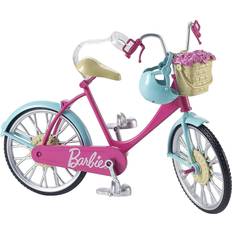 Metall Puppen & Puppenhäuser Barbie Bicycle with Basket of Flowers