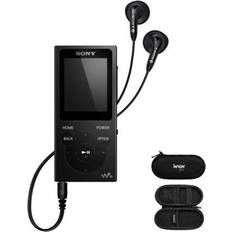 MP3 Players Sony NW-E394 Walkman 8GB Digital Audio Player Black with Hard Case
