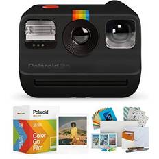 Instant Cameras Polaroid Go Instant Camera Black with Film Double Packs and PhotoBox Kit