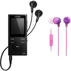 MP3 Players Sony nw-e394 8gb walkman audio player black bundle