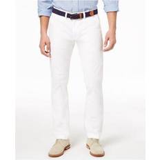Tommy Hilfiger Clothing Tommy Hilfiger Men's Stretch Chino Pants in Custom Fit, Bright White, x 32L