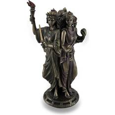 8 1/4" Tall Greek Triple Goddess of Magic Statue Cold
