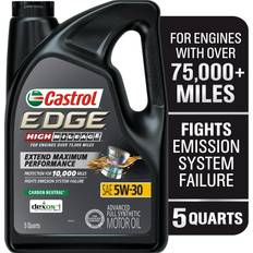 Car Care & Vehicle Accessories Castrol 03128C Edge High Mileage 5W-30 Advanced