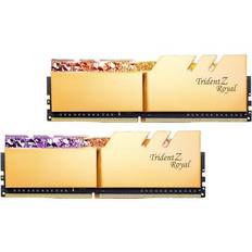 G.Skill 32GB DDR4 Trident Z Royal Gold 4000Mhz PC4-32000 CL19 1.35V Dual Channel Kit 2x16GB F4-4000C19D-32GTRG