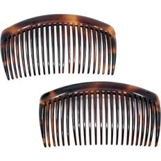 Shell Paris 4 Cellulose Acetate Large French-Made Classic Side Clip Hair Comb