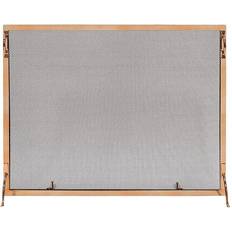 Gold Fireplaces Minuteman International Achla SSM-4433BR 33 x 44 in. Montreal Screen Polished Brass