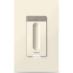 Brilliant smart dimmer switch light almond — compatible with light almond