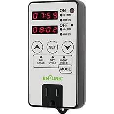 BN-LINK 24 Hour Mechanical Outdoor Light Timer with Silicone and