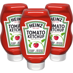 Heinz Food & Drinks Heinz Ketchup Squeeze Bottles, 20 Oz, Pack Of 3 Bottles 33.8fl oz