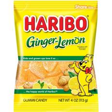 Haribo Gummi Candy, Ginger-Lemon, 4 Bag
