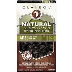Natural Instincts Demi-Permanent Hair Color Creme for Men M13 Dark Brown 1 Application Hair Dye