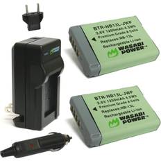Canon nb 13l Wasabi Power Battery 2-Pack and Charger for Canon NB-13L