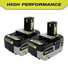 Ryobi Batteries & Chargers Ryobi ONE 18V HIGH PERFORMANCE Lithium-Ion 4.0 Ah Battery 2-Pack