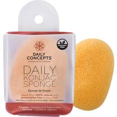 Parabenfri Konjaksponge Daily Concepts Your Konjac Face Sponge Turmeric