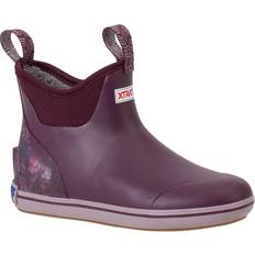 Purple Rain Boots Xtratuf Women's Ankle Deck Boot, Trolling Pack Purple