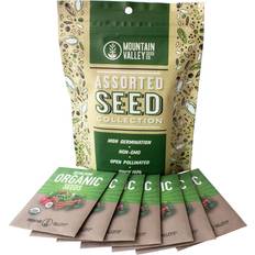 7 Varieties of Leafy Power Green Organic Seeds, Heirloom
