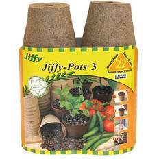 Jiffy Pots & Planters Jiffy jp322 round peat pot, 3