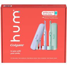 Electric toothbrush 2 pack Colgate hum Electric Toothbrush with Travel Case 2 Pack