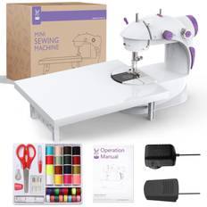 KPCB Sewing Machine for Kids & Beginners with DIY Bag Material (Red)