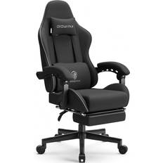Adult Gaming Chairs Dowinx Gaming Chair Fabric - Black