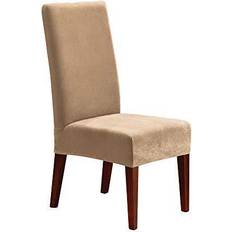 Loose Chair Covers Sure Fit Stretch Pique Loose Chair Cover Beige (106.7x45.7)