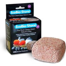 Block stone for aquariums, medium natural water clarifier