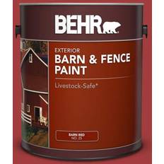 Behr exterior 1 barn oil Wood Paint Red