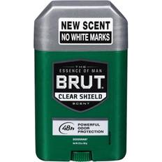 Brut Deodorant 2.25 Ounce Oval Solid Clear Shield 66ml