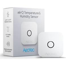 Aeotec Zwave temperature, humidity, dew point sensor: aërq, wireless, battery