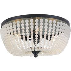 Dimmable Ceiling Flush Lights Crystorama 605 Ceiling Flush Light
