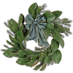 National Tree Company Holiday AisleÂ®, Magnolia Mix Pine Wreath Decoration