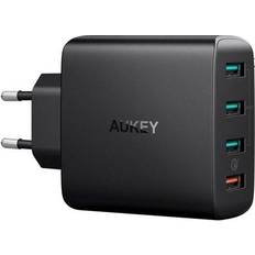 Aukey Batterier & Ladere Aukey 4-Port USB Wall Charger with QC 3.0 Bestillingsvare, 9-10 dages levering