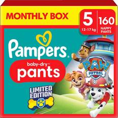 Pampers baby dry pants Pampers Baby-Dry Pants Paw Patrol Size 5 12-17kg 160pcs