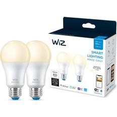 WiZ Light Bulbs WiZ 60W A19 Soft White 2pk