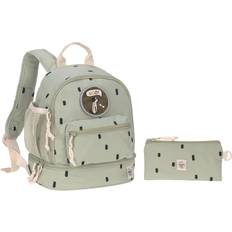 Damen Schulranzen Lässig Mini Backpack Happy Prints Oliv
