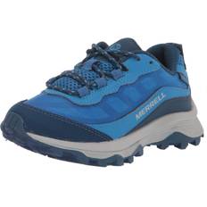 Hiking boots Merrell Kid's Moab Speed Low Waterproof Hiking Sneakers - Blue