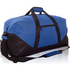Dalix 21" Large Duffle Bag with Adjustable Strap Royal Blue