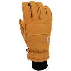 Brown - Women Gloves Carhartt Women's Insulated Synthetic Leather Knit Cuff Glove