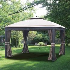 Garden Winds 10 Wicker Gazebo Replacement Canopy Top Cover
