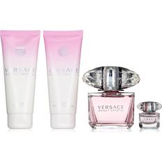 Versace Women Gift Boxes Versace Bright Crystal Gift Set EdT 90ml + Body Lotion 100ml + Shower Gel 100ml + EdT 5ml