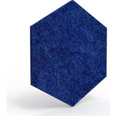 Sheet Materials Luxor RECLAIMÂ Stick-On Decorative Acoustic Panels Navy Blue 6-Pack Blue