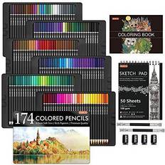 Shuttle Art Permanent Markers, 24 Colors Fine Point Assorted Colors Permanent Marker Set, Works on Plastic,Wood,Stone,Metal and Glass for Doodling, C